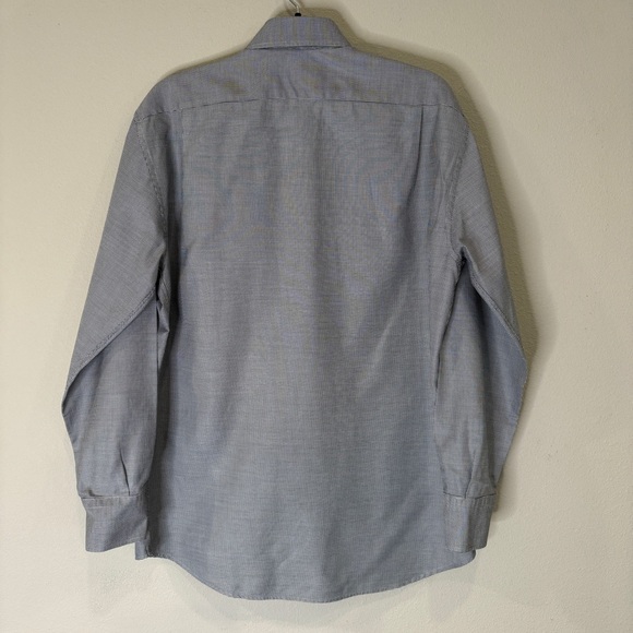 Stenströms Fitted Body Gray Twill Shirt Men’s 16.5 42 - Picture 5 of 8